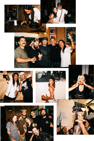 Pictures from the Schoph and James Brand artist series launch party.