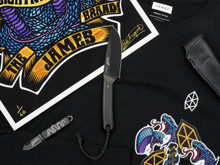 UK artist Schoph Schofield's James Brand collaboration collection.