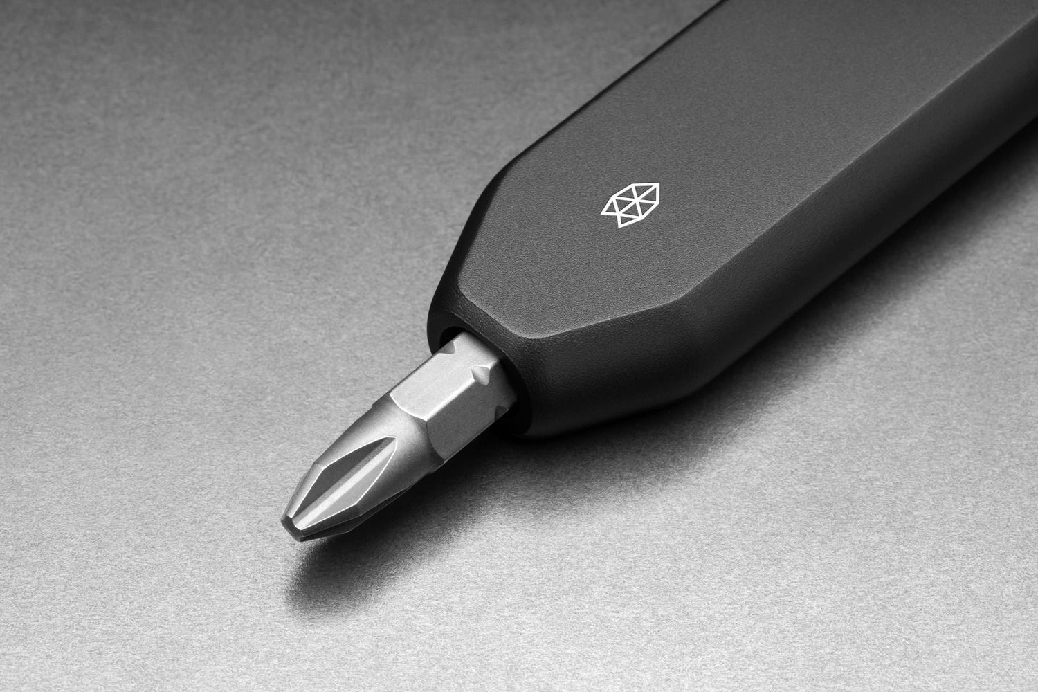 The Warrick EDC screwdriver bit driver in black.