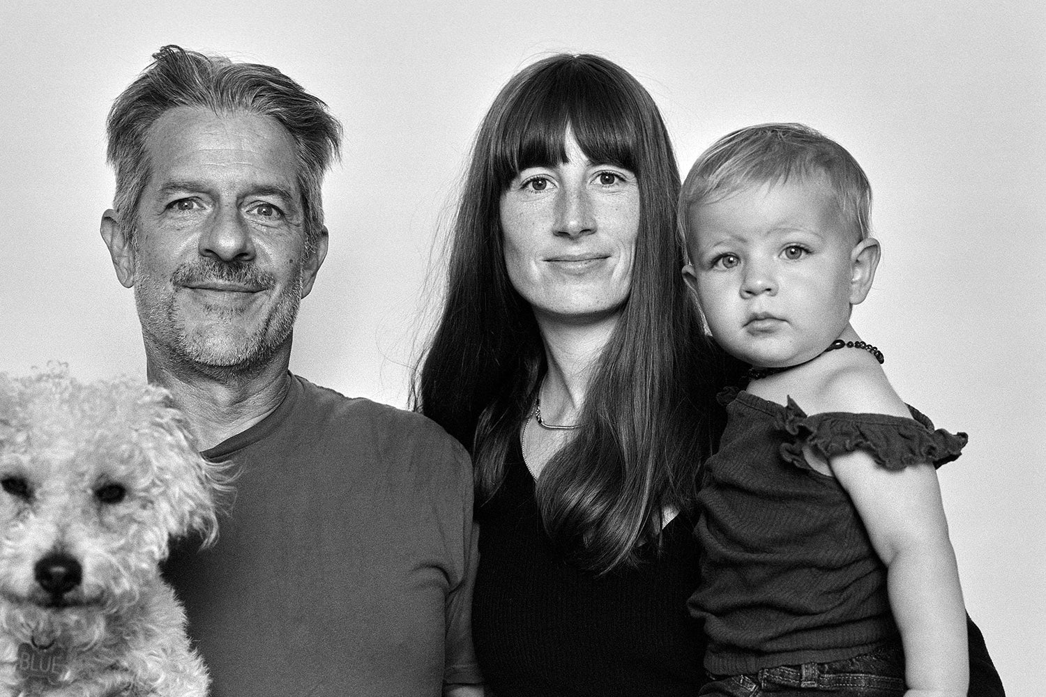 Mark Oblow with his family.