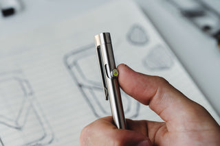 The bolt of the Kent bolt-action pen.