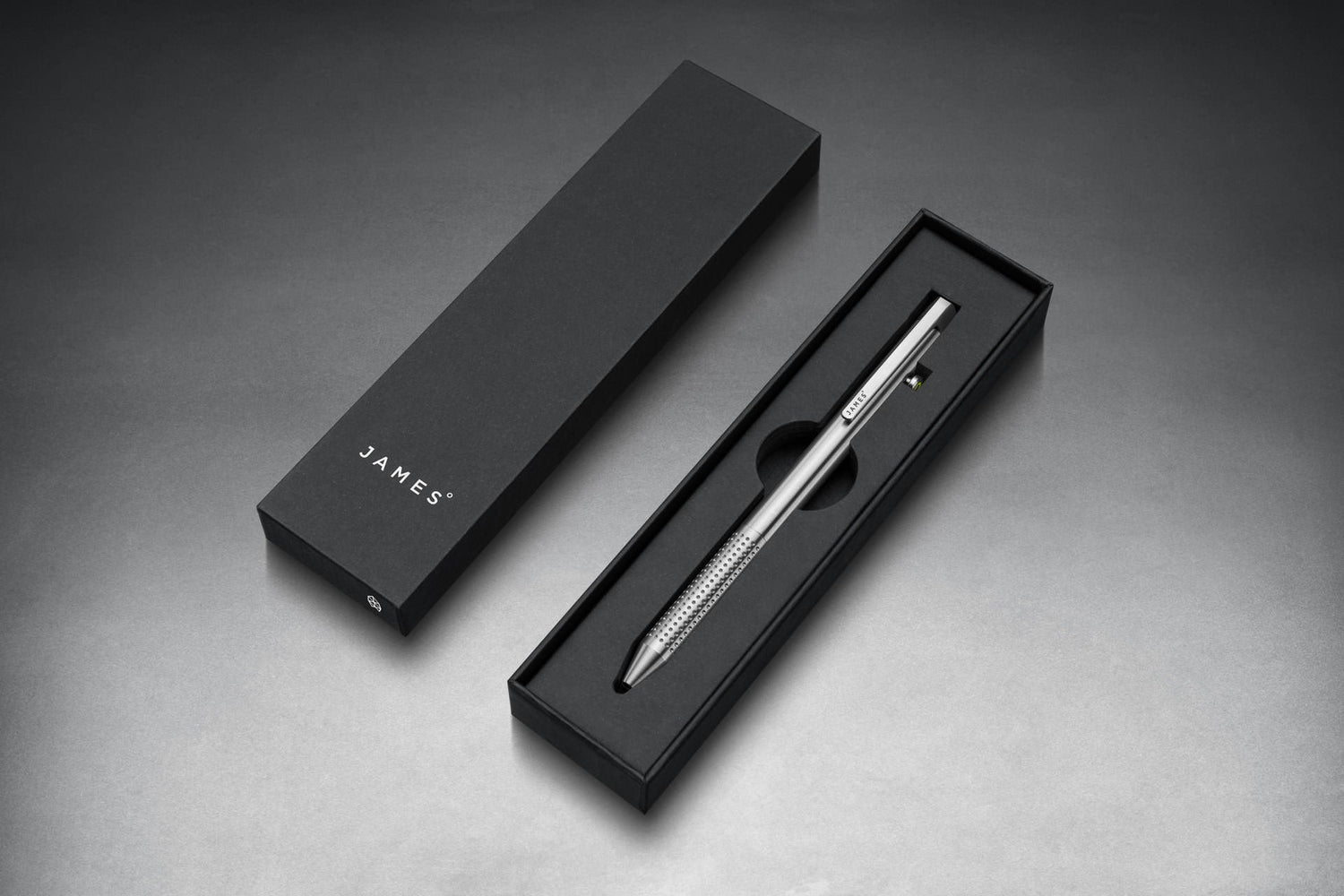 The Kent bolt-action pen in box.