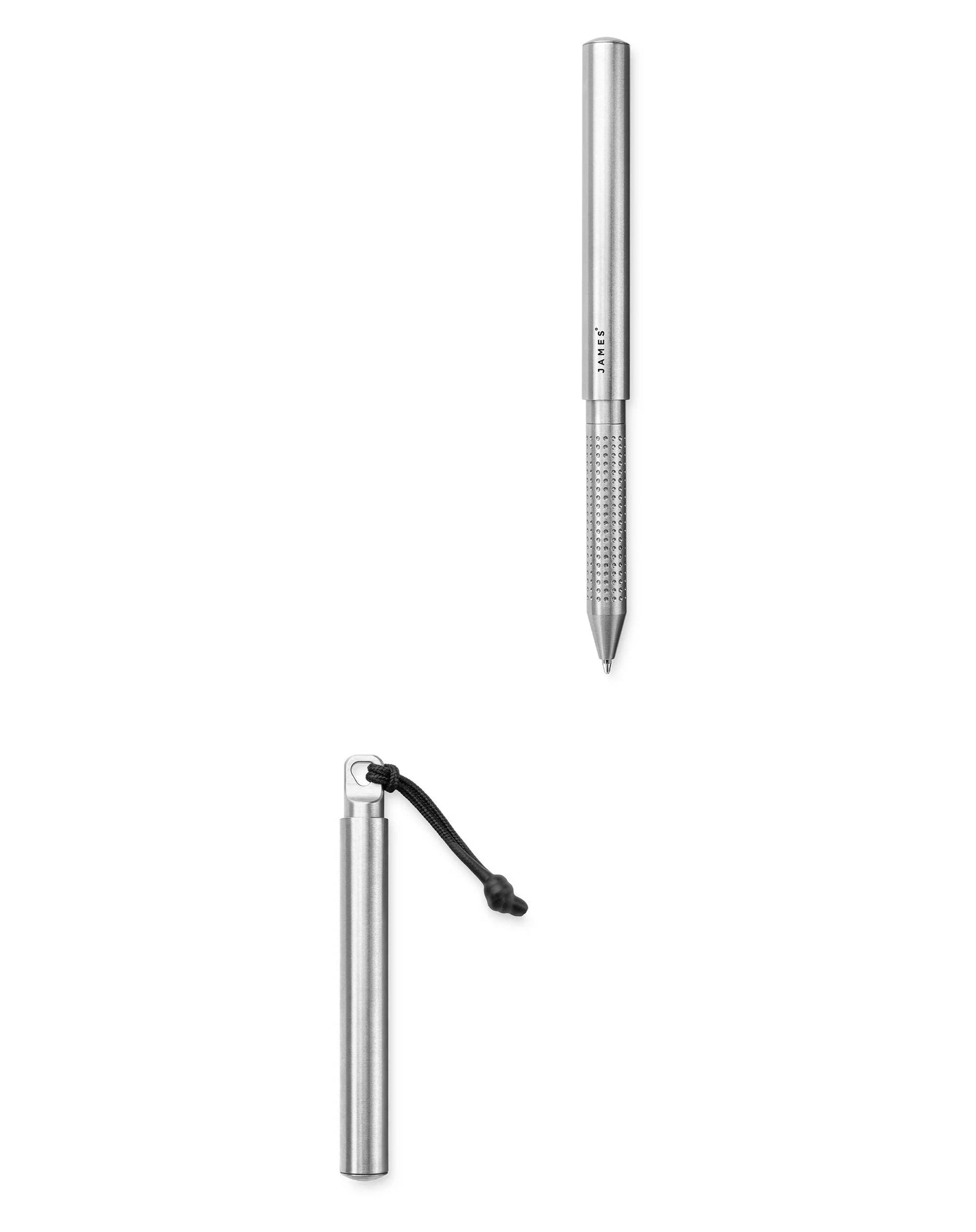 Two of The Stilwell compact travel pens side by side.