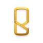 The Mehlville dual compartment EDC keychain carabiner in canary yellow.