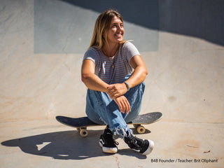 Brit Oliphant, founder of the Boards 4 Buddies organization.