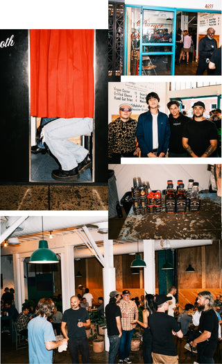 Snap shots from the Schoph and James Brand artist series launch party.