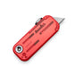 The Palmer Clear EDC utility box cutter knife in coral.