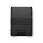 The Lowe minimalist card holder wallet in black.