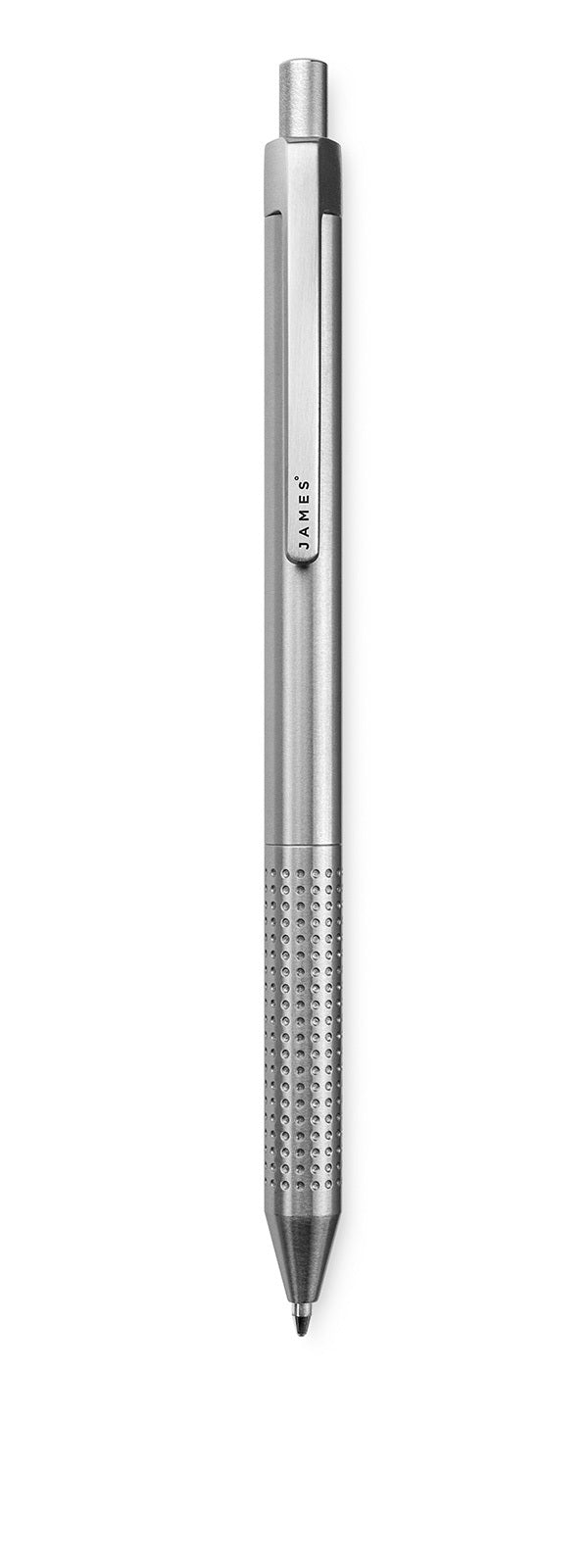 The Burwell EDC click pen vertically orientated.