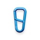 The Hardin keychain carabiner in cerulean.