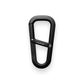 The Hardin keychain carabiner in black.