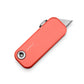 The Palmer utility box cutter knife with coral colored case.