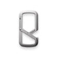 The Mehlville EDC keychain carabiner in titanium