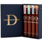 An open 4 pack of Danson flavored toothpicks displaying all the flavors.