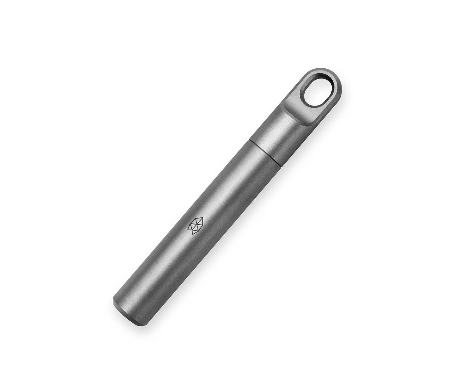 The Randolph EDC keychain cache in titanium.
