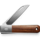 The Wayland classic EDC slip joint folding Barlow pocket knife with rosewood handle and stainless steel blade.