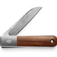 The Wayland classic Barlow EDC folding slip joint pocket knife with rosewood handle and damasteel blade.