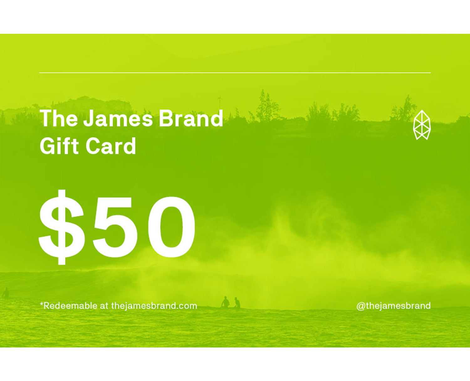 The TJB $50 gift card.